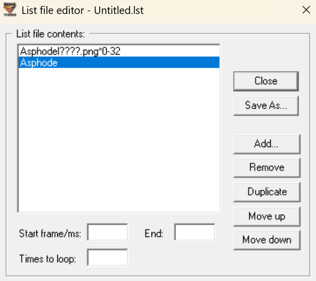 Remove extra entries